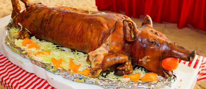 How to cook a lechon puerto rican style