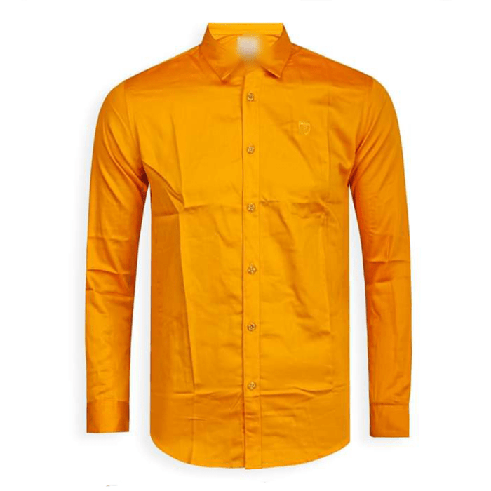 Men yellow dress shirts