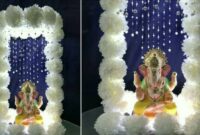 Ganpati makhar ideas easy making ganesh eco friendly old decor