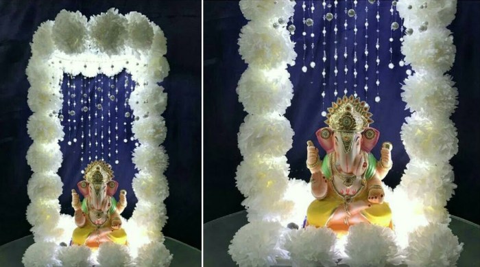 Ganpati makhar ideas easy making ganesh eco friendly old decor