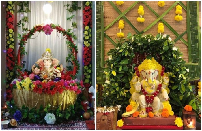 How to make ganpati murti decoration