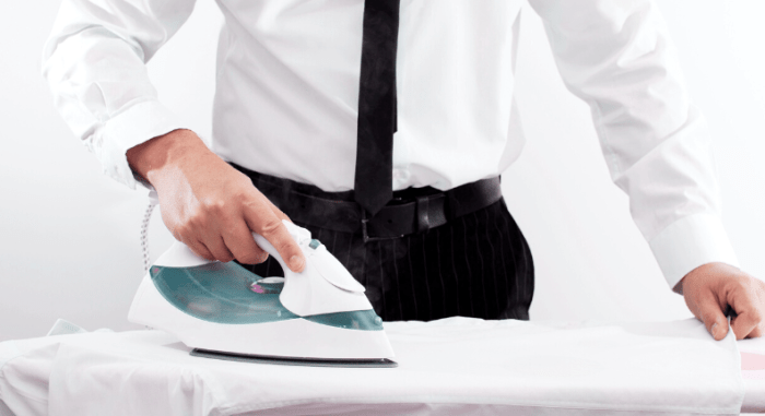 How to iron a dress shirt military style