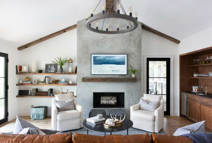 How to decorate farmhouse living room