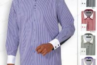 Two tone dress shirts for men