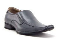 Mens square toe slip on dress shoes