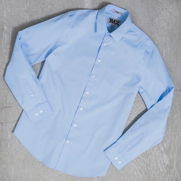 Blue dress shirts for women