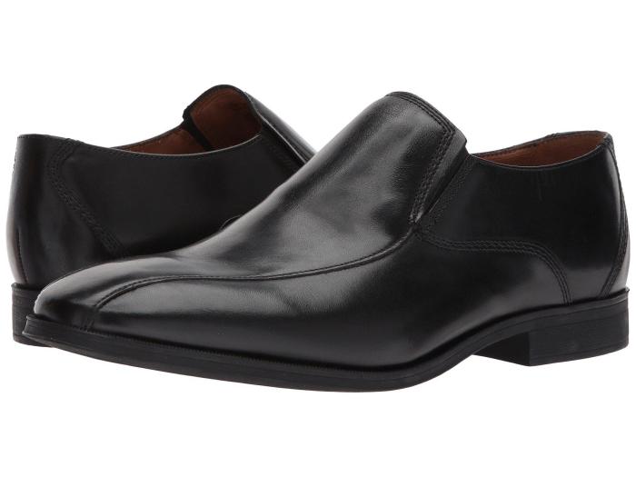 Mens square toe slip on dress shoes