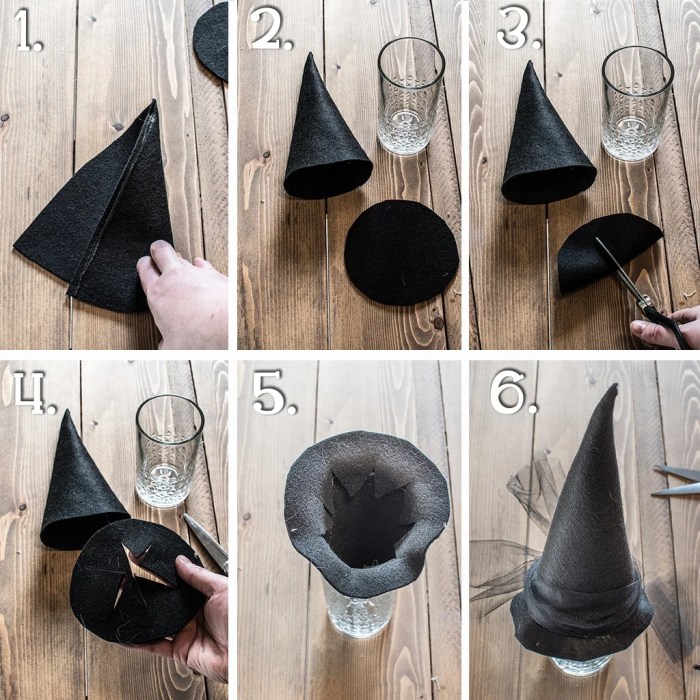 How to make a witch hat decoration