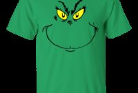 Mens grinch dress shirt