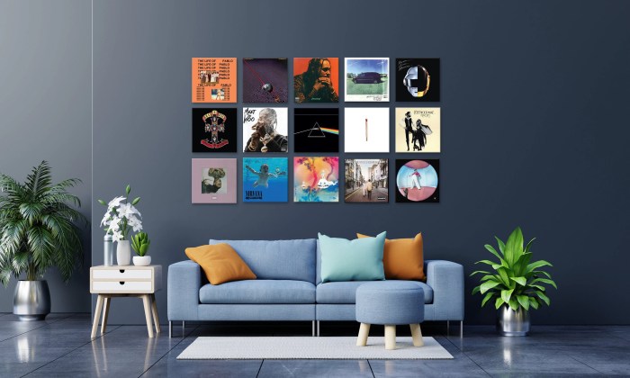 How to decorate your room with album covers