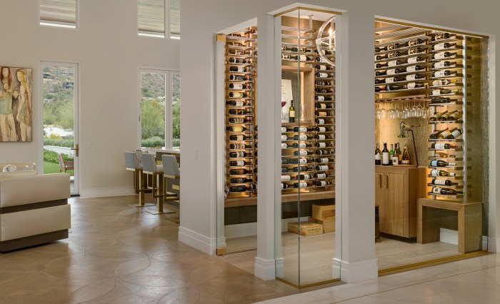 How to decorate a wine room