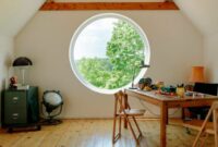 How to decorate a rounded window