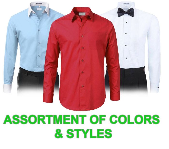 Discount dress shirts for men