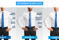 Men's trim fit dress shirts