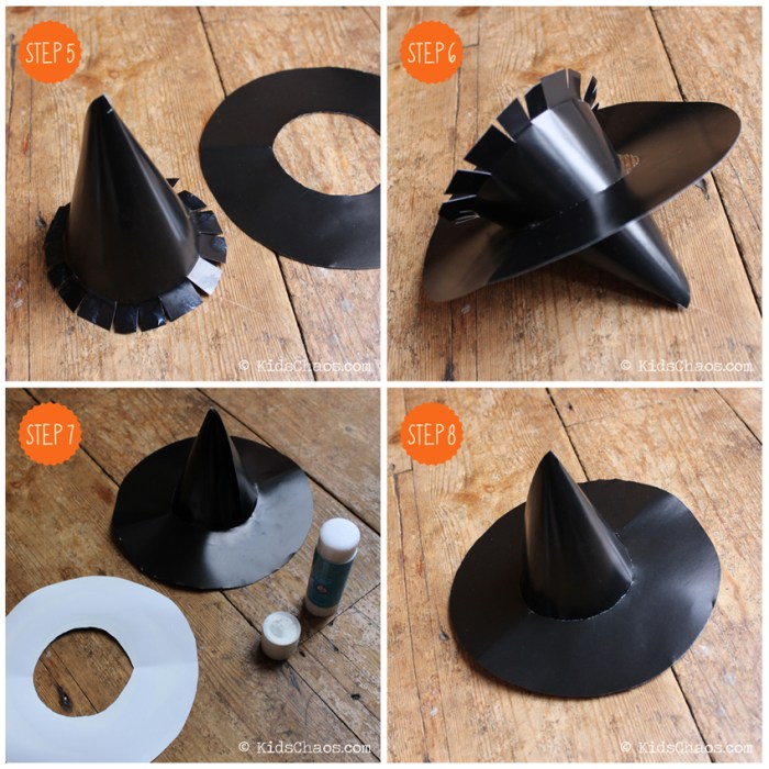 How to make a witch hat decoration