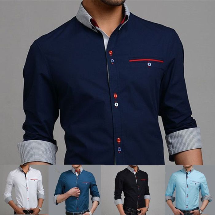 Italian dress shirts mens