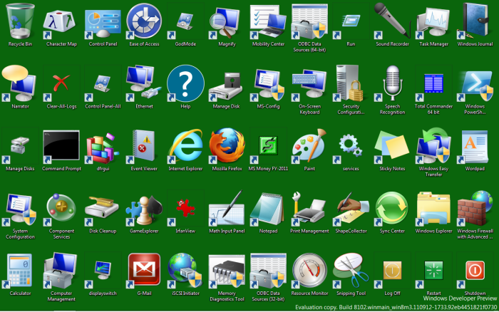 How to decorate desktop icons windows 8